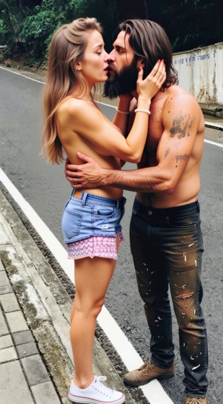 She baits horny homeless guys, her secret kink — 9