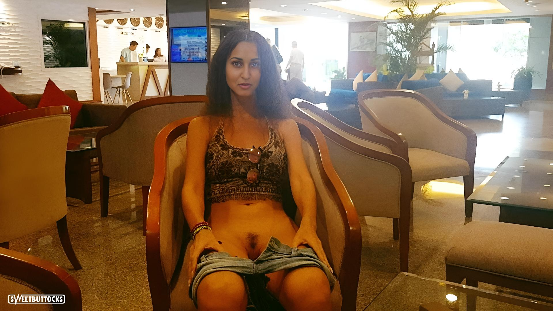 Hot public flasher exhibitionist — 57