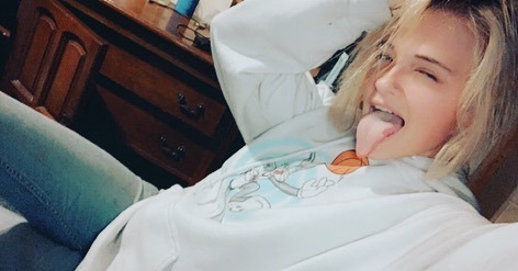Young Milf with long tongue shows you where to cum — 41