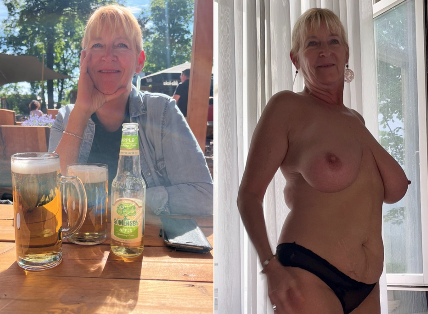 Big Tit Blond Mature — 5