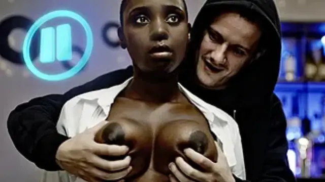 Black African Ebony Girl Freeze Fucked & Creampied by Creep Burglar - Interracial Time Stop Fetish